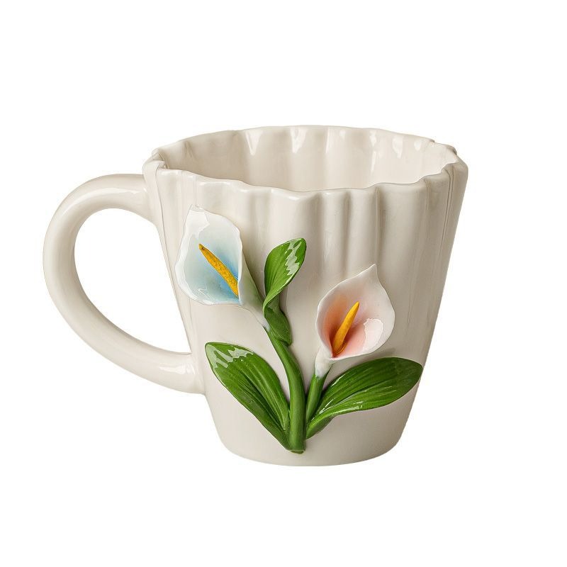 Valley Tea And Coffee - Caneca de Cerâmica Criativa Lírio do