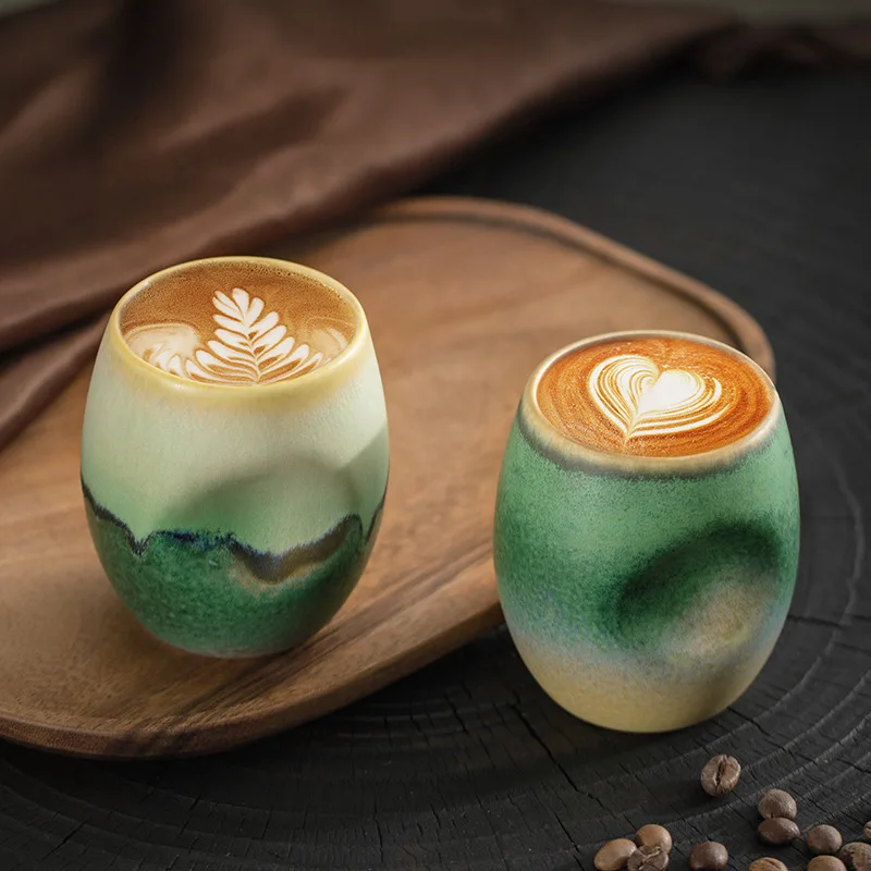 Coffee Tea Green - Verde, Qingshan-Xícara de café concentrada em