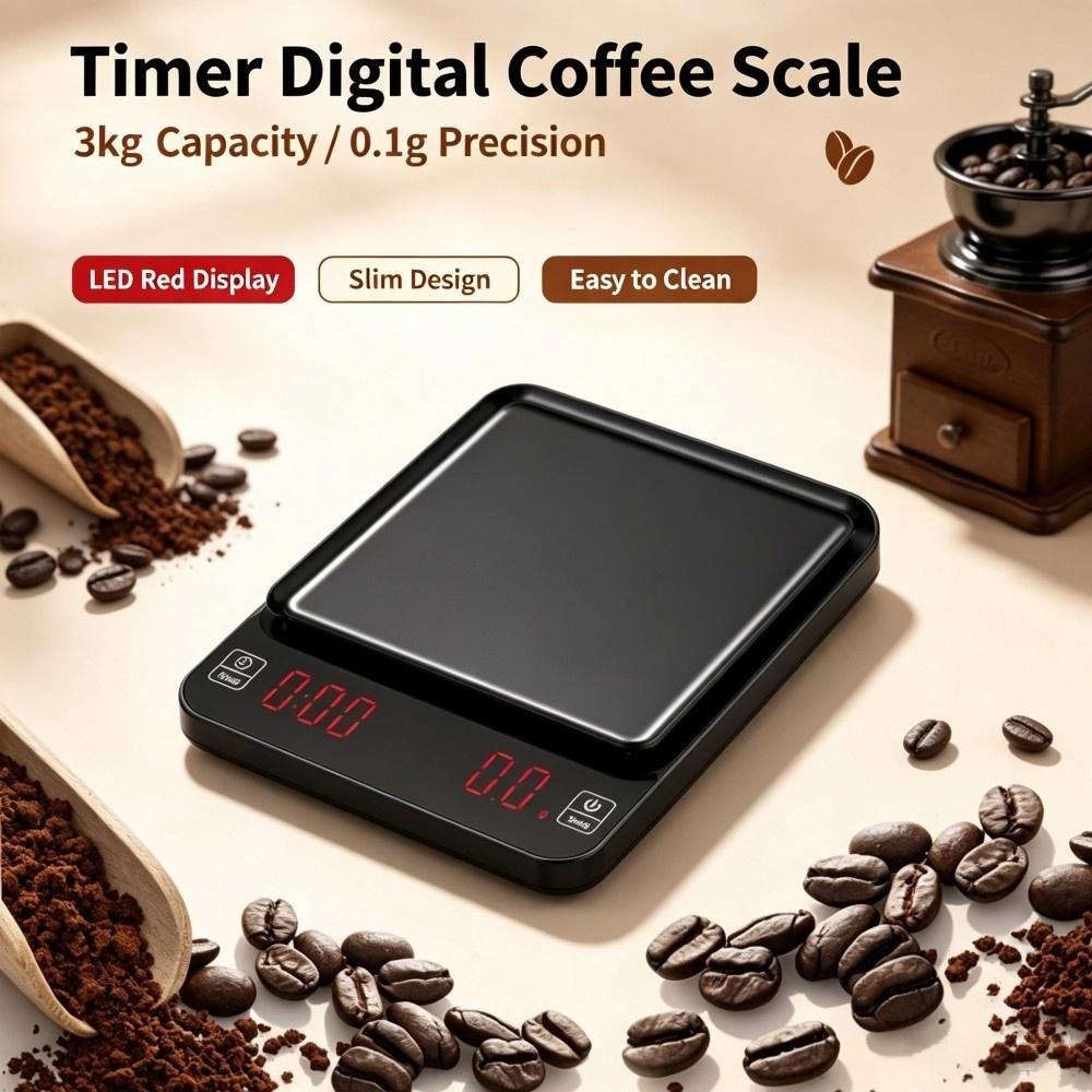 Coffee & Tea Maker Machine - Balança Digital de Café de Alta