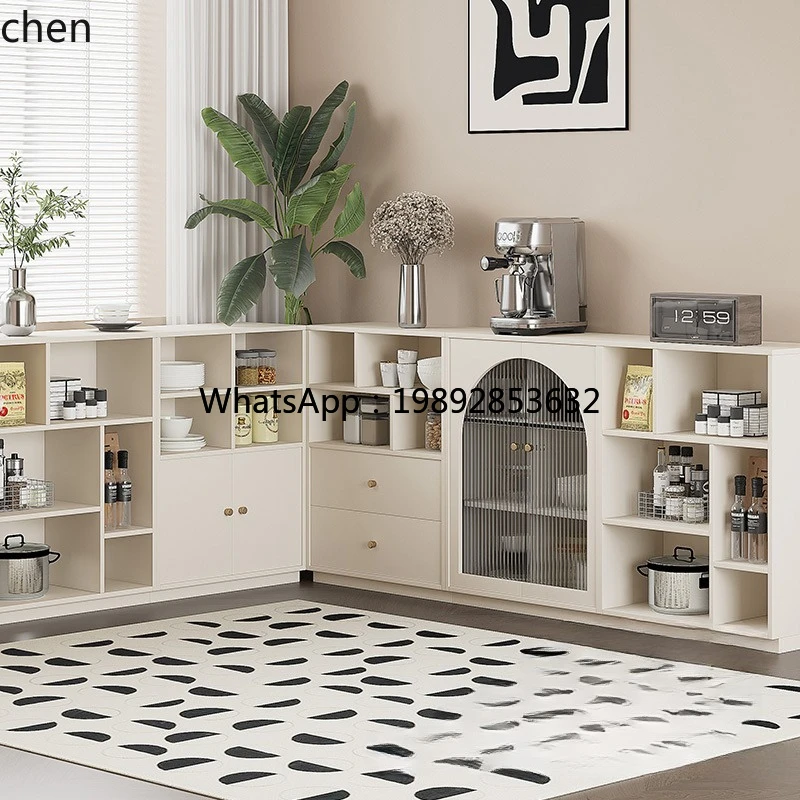 Coffee & Tea Maker Machine - Armário Lateral de Cozinha i7 Cream