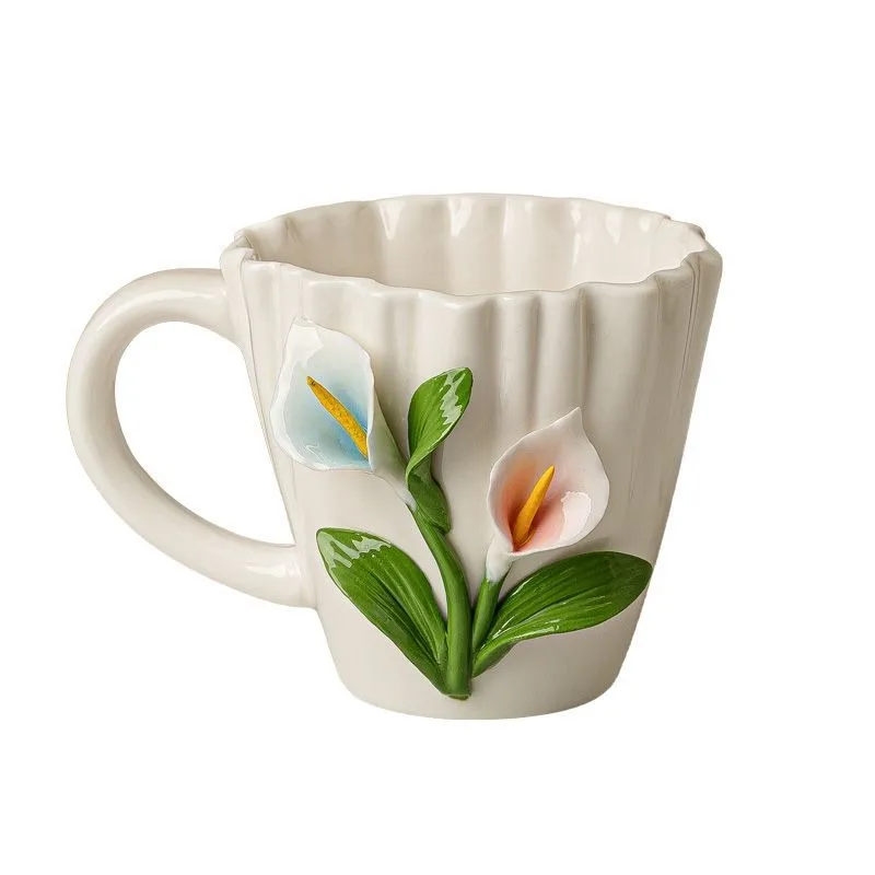 Valley Tea And Coffee - Caneca de Cerâmica Criativa Lírio do