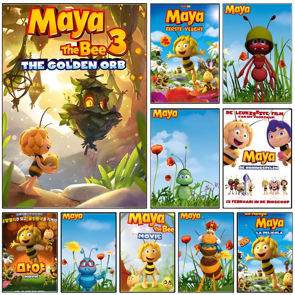 Maya Coffee & Tea Ulasan - Pôster Anime M-Maya the Bee, Adesivo