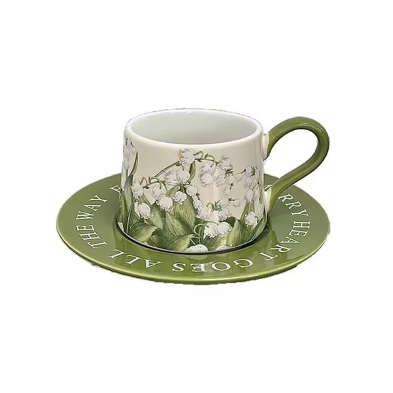 Conjunto de xícara e prato de  - Valley Tea And Coffee avaliação e preço