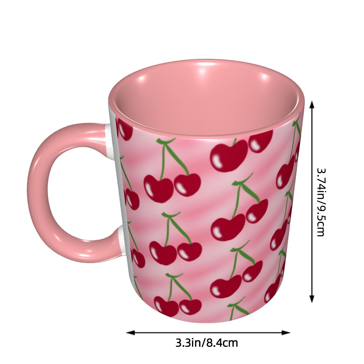 Caneca Rosa com Motivo de Cere - Coffee Tea Green avaliação e preço
