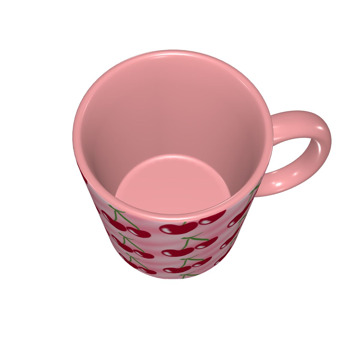 Caneca Rosa com Motivo de Cere - Coffee Tea Green avaliação e preço