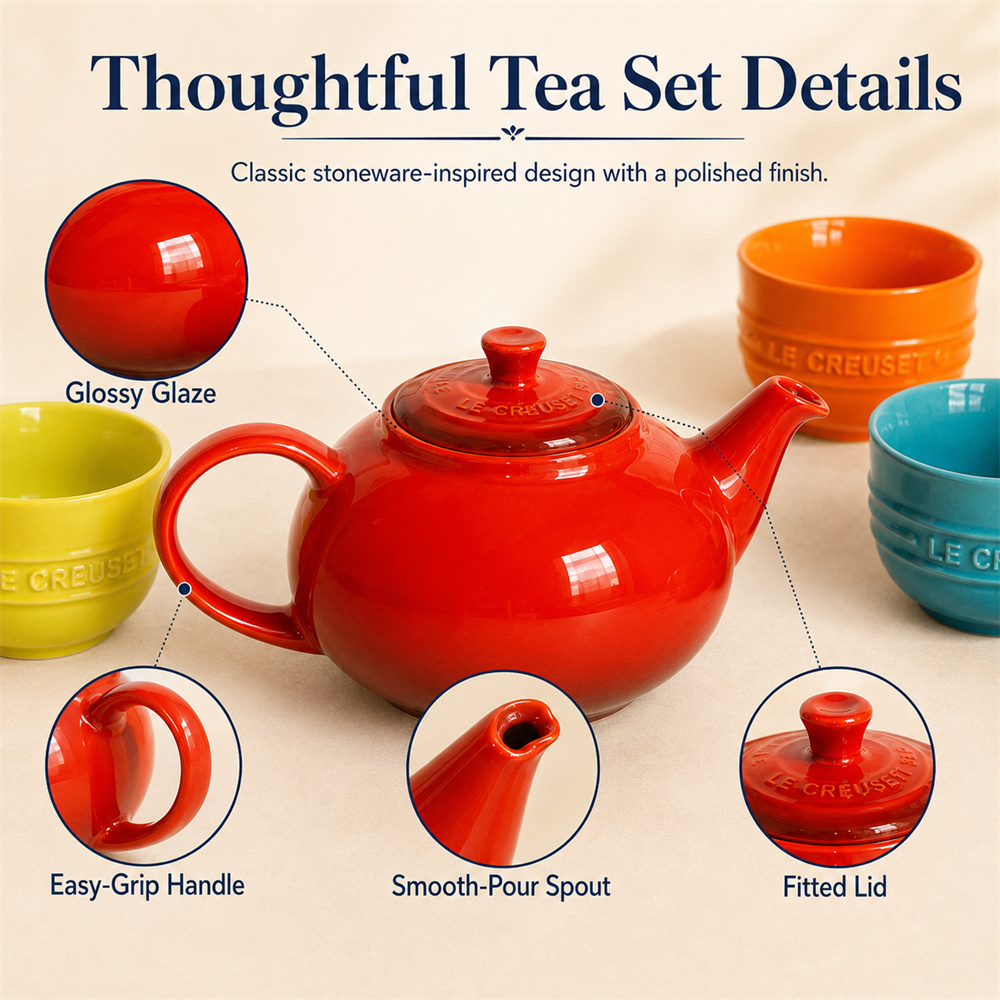 Conjunto de 5 Peças Le Creuset - Mug Tea Coffee avaliação e preço