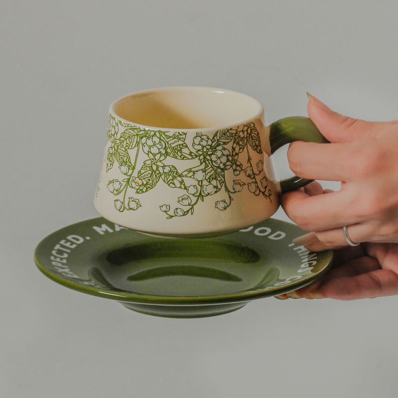 Estilo retro francês lírio do  - Valley Tea And Coffee avaliação e preço