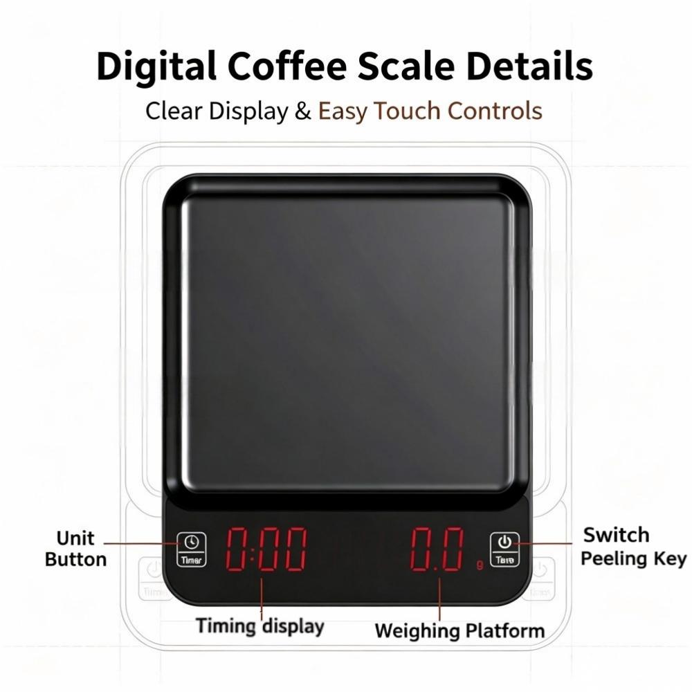 Balança Digital de Café de Alt - Coffee & Tea Maker Machine avaliação e preço