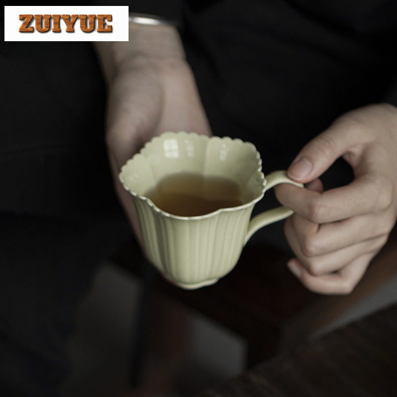 Handmade chá copo com flor pét - Coffee Tea Green avaliação e preço