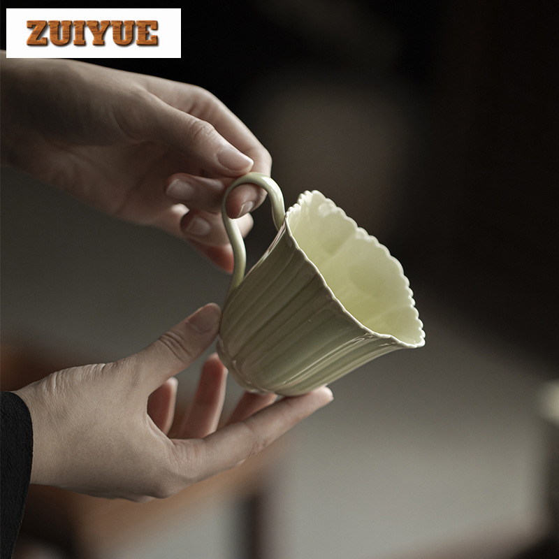 Handmade chá copo com flor pét - Coffee Tea Green avaliação e preço