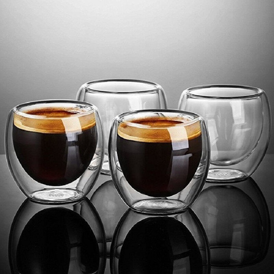 Canecas de café de vidro de pa - Double Wall Mug avaliação e preço