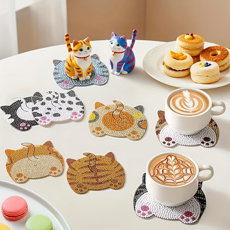 8 peças diy pintura diamante c - Mug Tea Coffee avaliação e preço