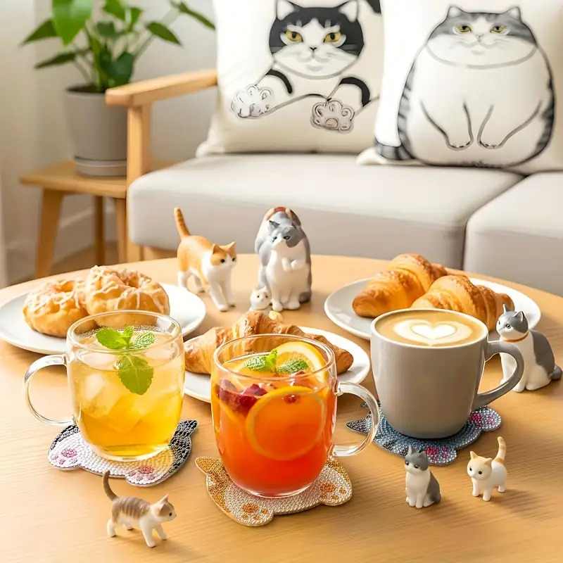 8 peças diy pintura diamante c - Mug Tea Coffee avaliação e preço