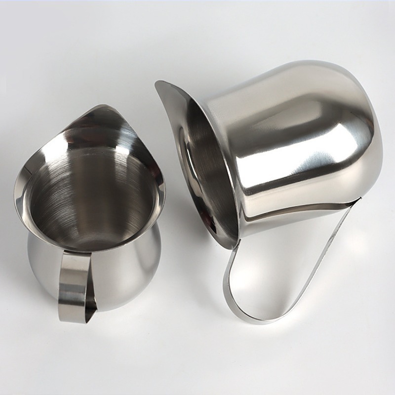 Nova Jarra de Aço Inoxidável p - Barista Milk Jug avaliação e preço