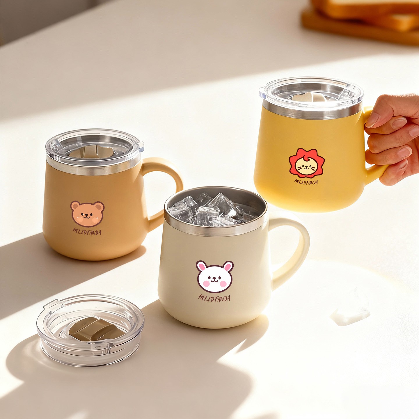 Copo de Café Cartoon de 430ML  - Double Wall Mug avaliação e preço