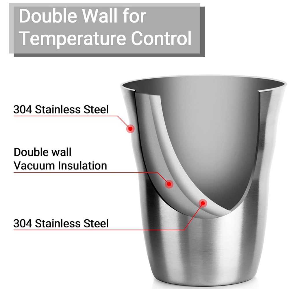 2/3 pacote de copos de metal 8 - Double Wall Mug avaliação e preço