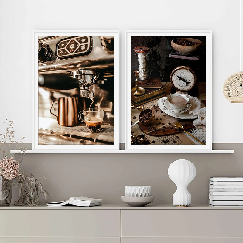 Grânulo de café do vintage mão - Mug Tea Coffee avaliação e preço