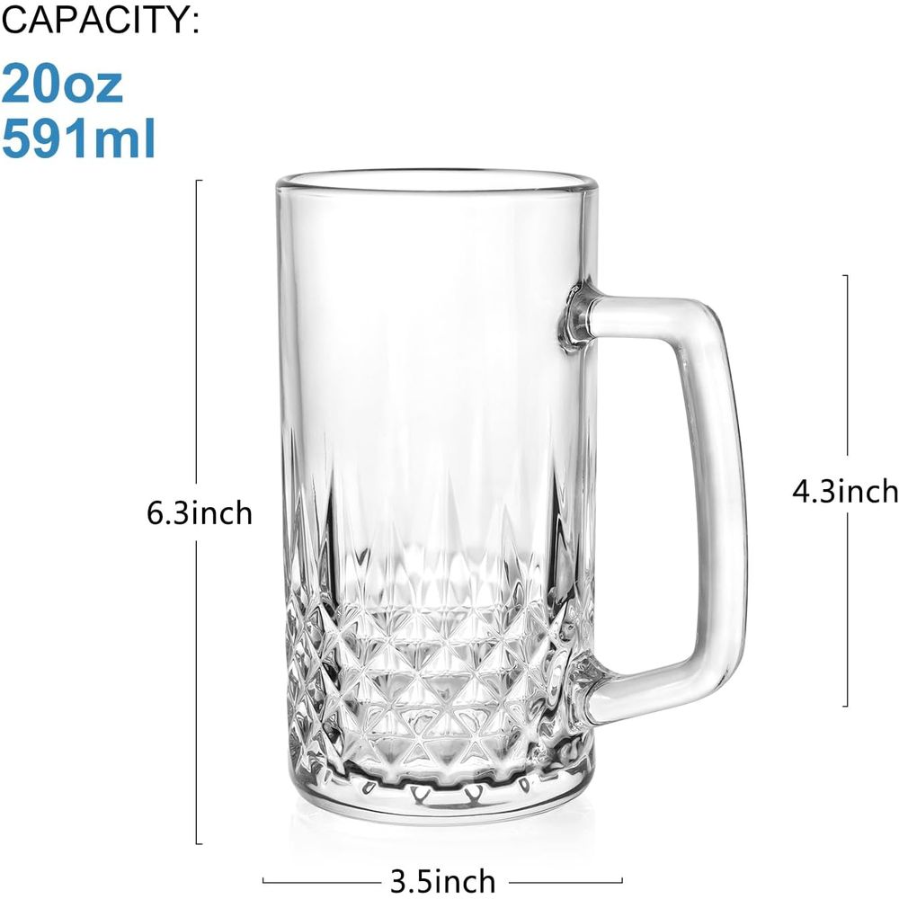 Conjunto de 4 Canecas de Vidro - Mug Tea Coffee avaliação e preço