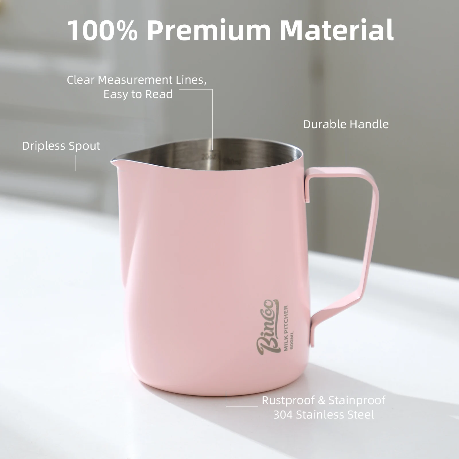 Bincoo jarro para espuma de le - Barista Milk Jug avaliação e preço